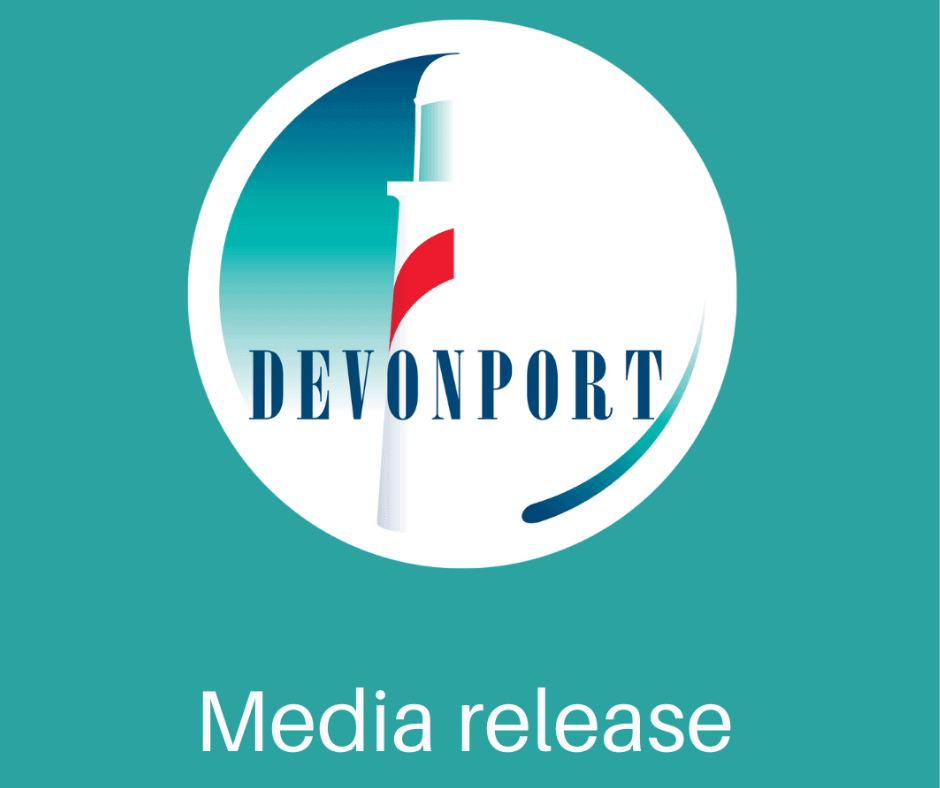 Devonport City Council logo - media release page.