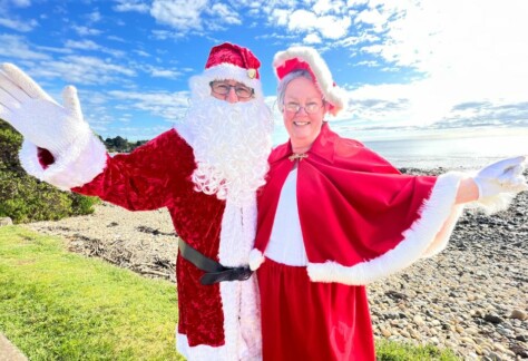 Mr and Mrs Claus (aka Devonport City Council employees Martin Olsen and Maree Brodzinski), are looking forward to Christmas celebrations being back in full swing this year for Devonport.