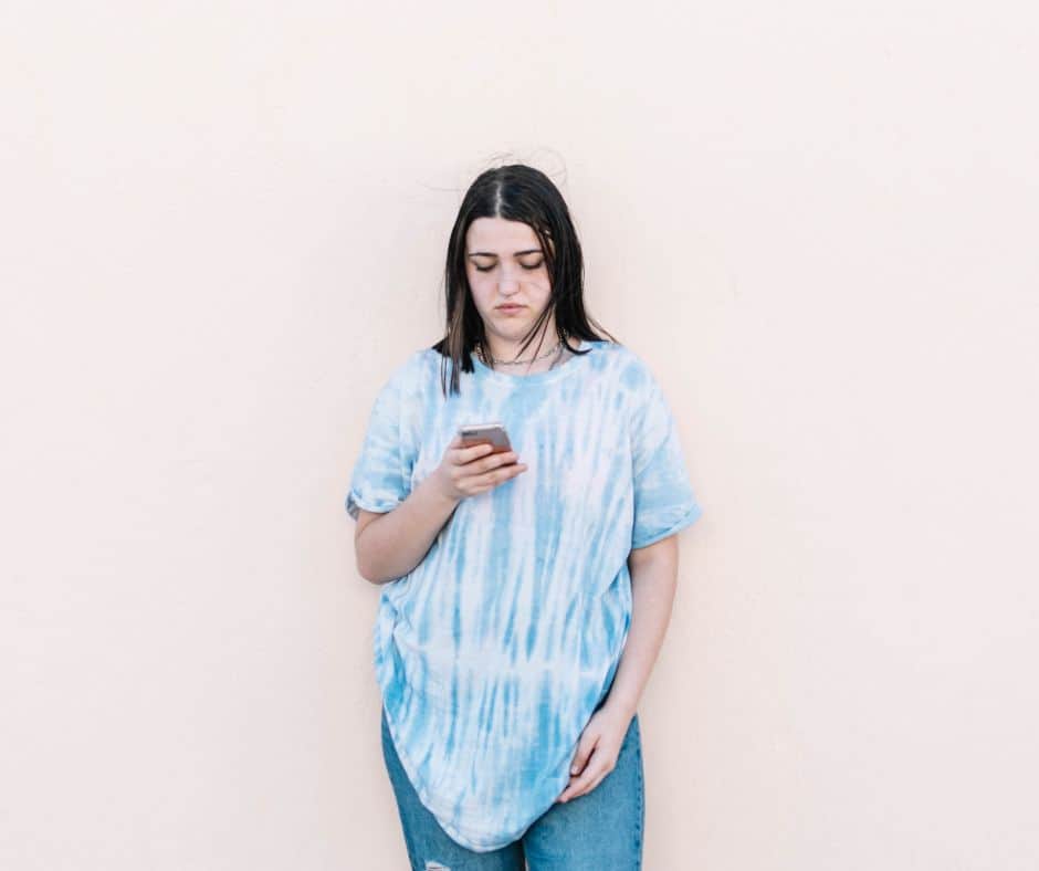 Teenager wearing a tye Dyed t-shirt