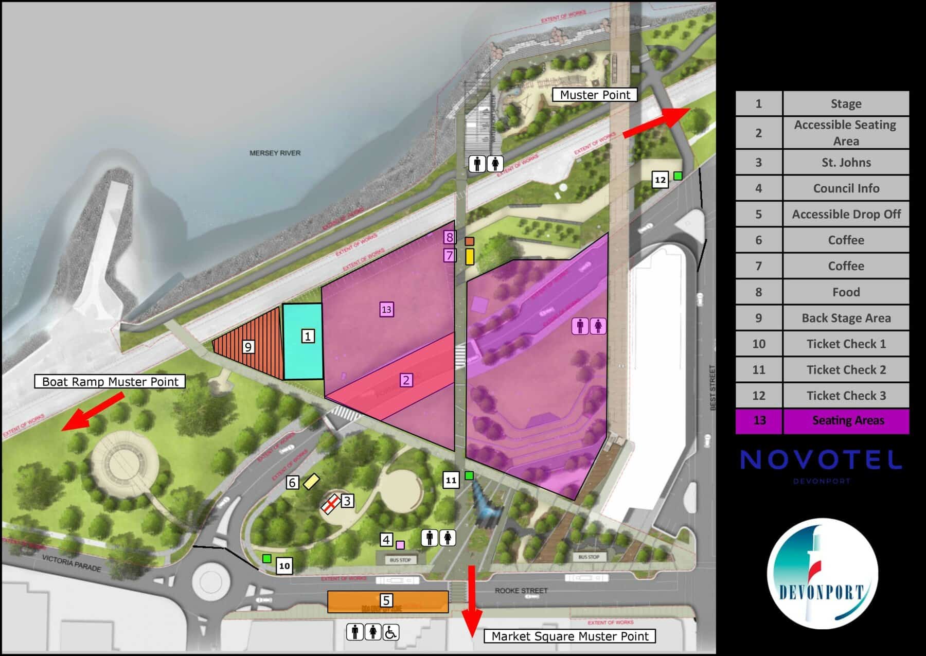 Symphony on the Waterfront Site Map scaled