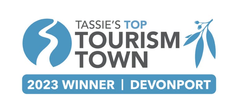 TICT Tassies Top Tourism Town LOGOS WINNER DEVONPORT